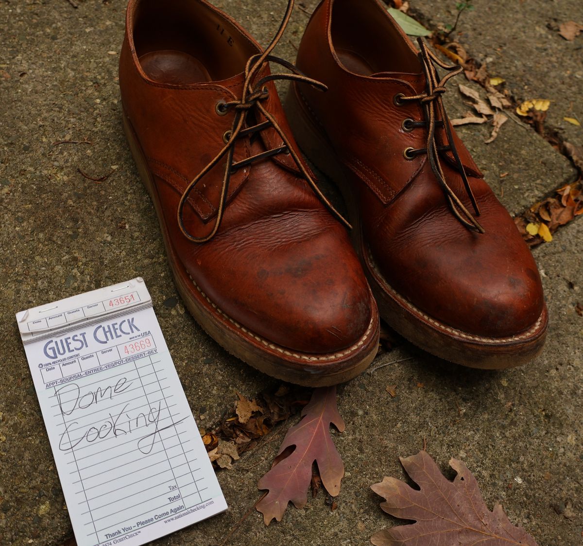 Photo by ahzrukal on November 1, 2025 of the Zerrows Derby-3 in Oiled Scratch Brown.