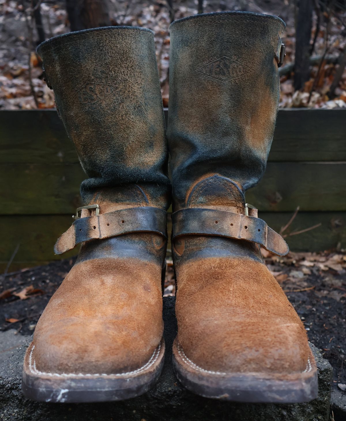 Photo by ahzrukal on April 4, 2026 of the Wesco x Ship John Derroll Boot in Seidel British Tan Domain Roughout.