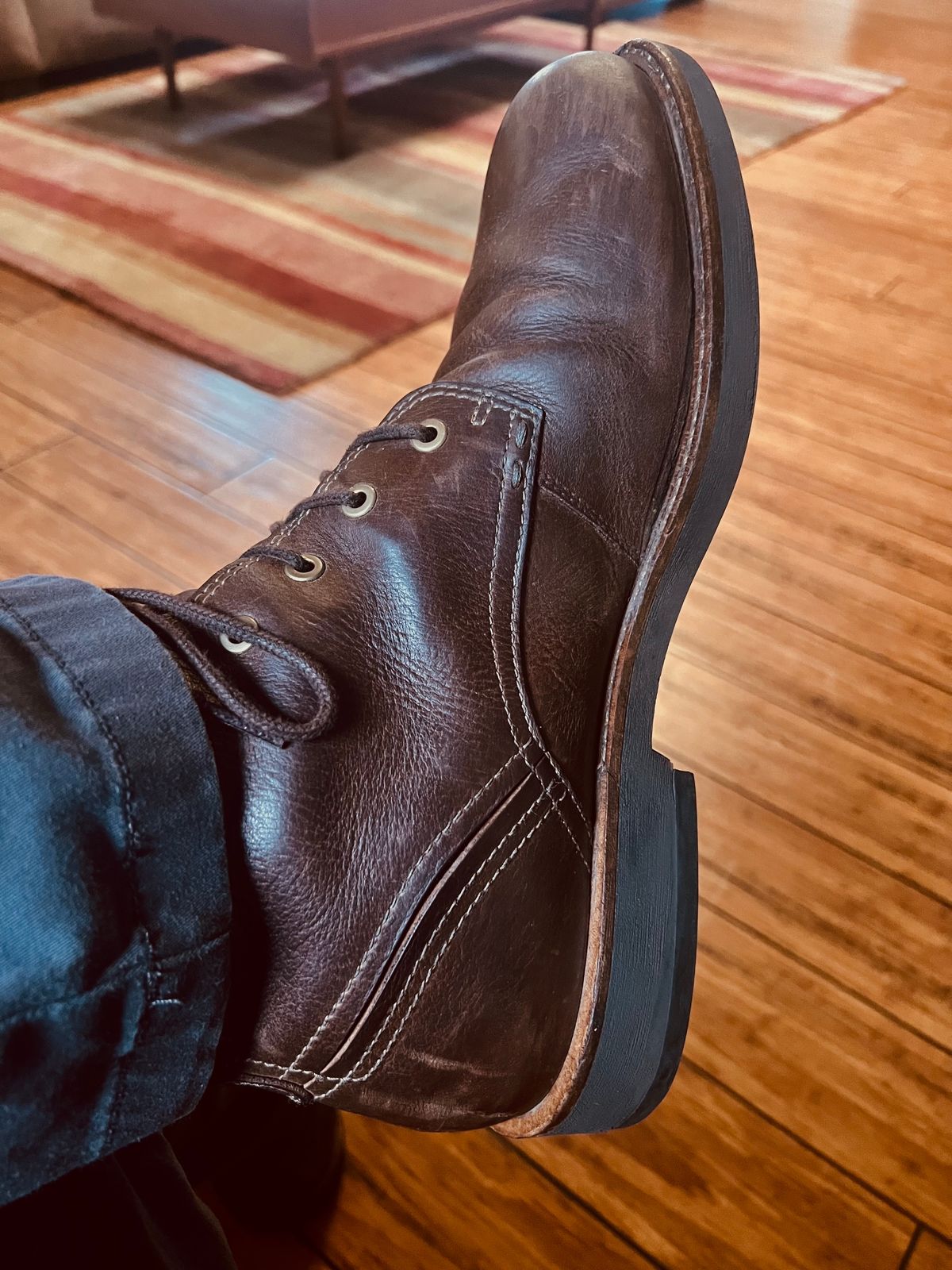 Photo by mightydog14 on April 17, 2025 of the Ecco Hydromax in Calf.