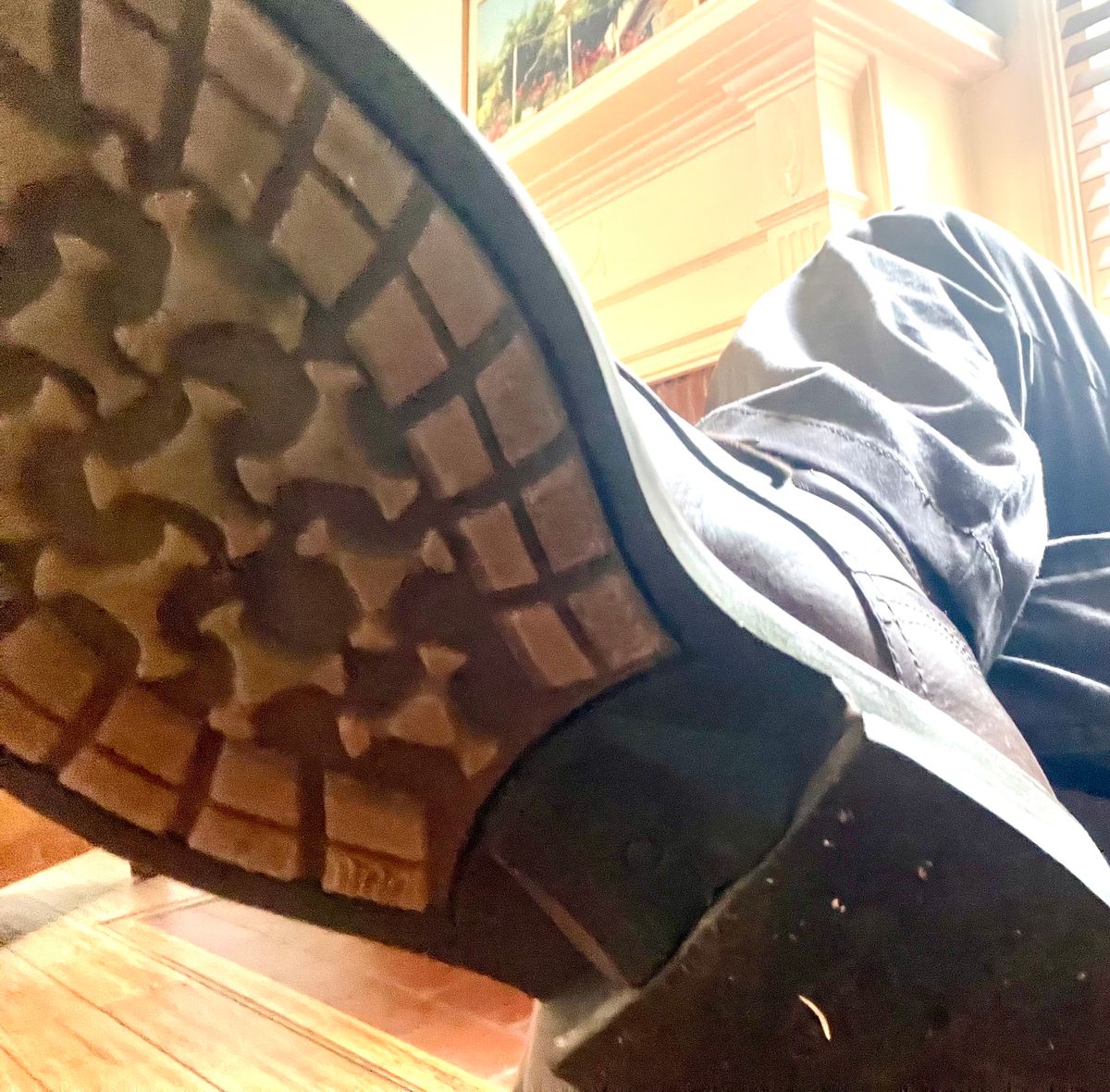 Photo by mightydog14 on April 17, 2025 of the Ecco Hydromax in Calf.