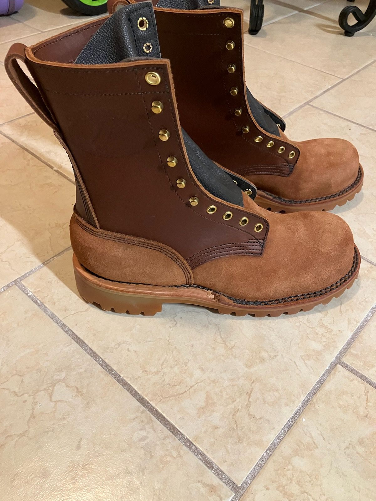 Photo by billyburl on May 5, 2025 of the JK Boots O.T. in Seidel Redwood Oil Tan.