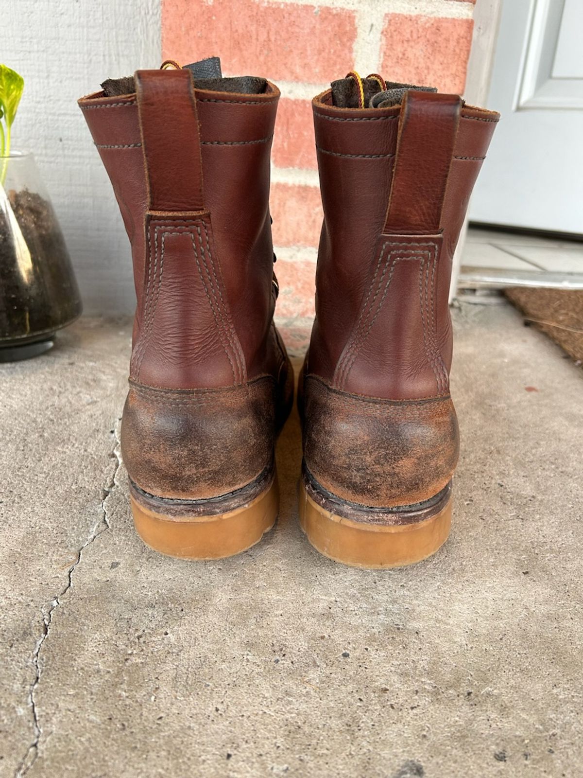 Photo by billyburl on October 1, 2025 of the JK Boots O.T. in Seidel Redwood Oil Tan.