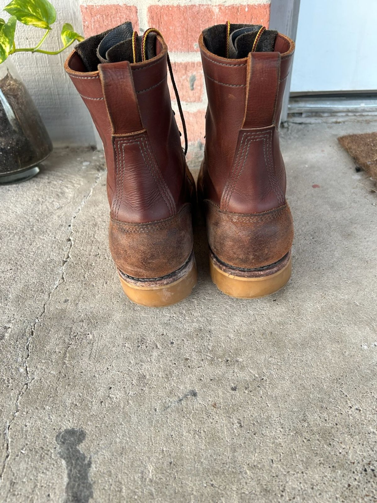 Photo by billyburl on November 5, 2025 of the JK Boots O.T. in Seidel Redwood Oil Tan.