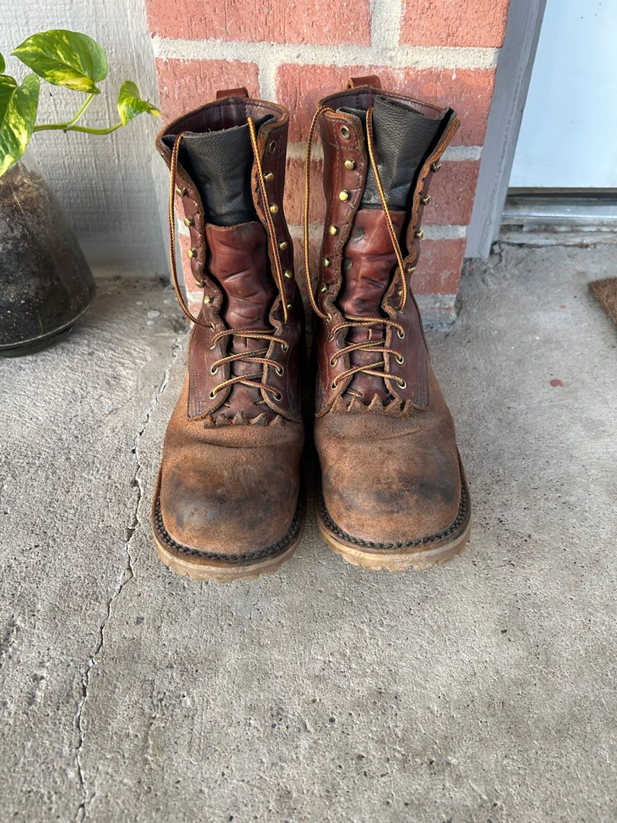 Photo by billyburl on November 5, 2025 of the JK Boots O.T. in Seidel Redwood Oil Tan.