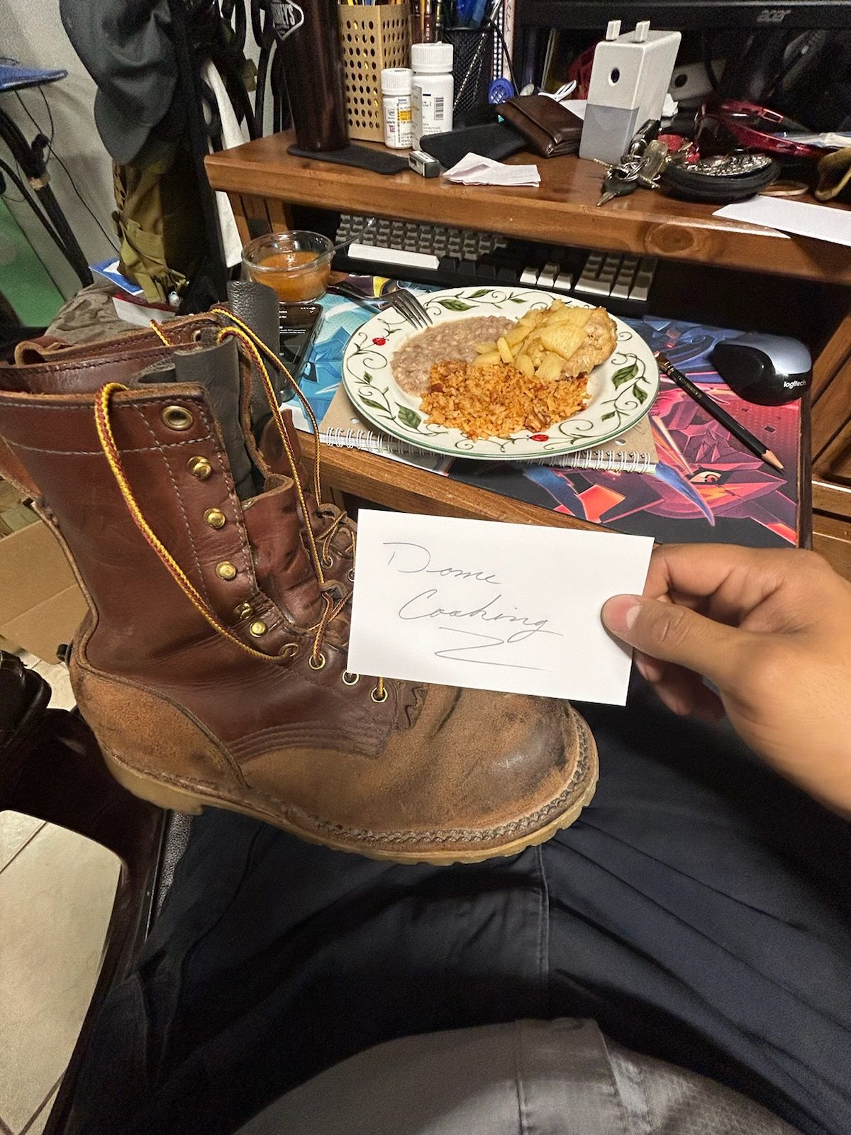 Photo by billyburl on November 5, 2025 of the JK Boots O.T. in Seidel Redwood Oil Tan.