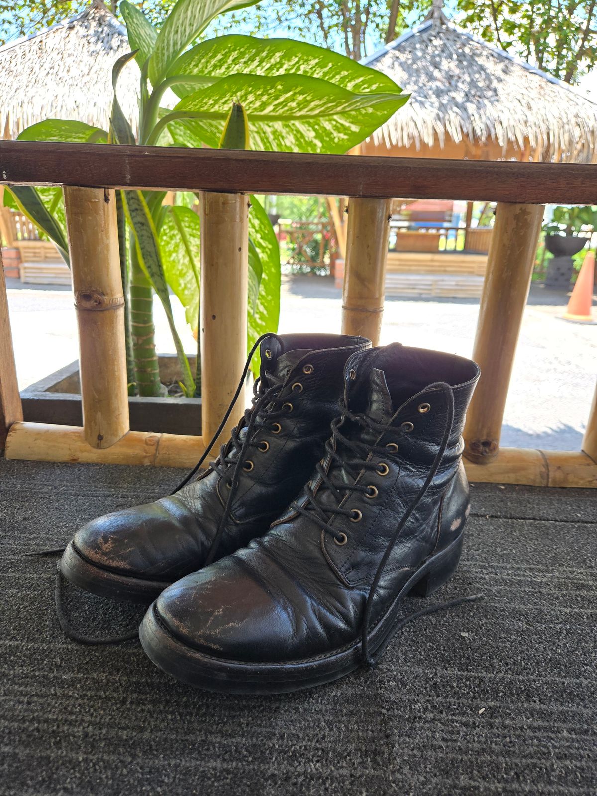 Photo by tudubz on April 1, 2026 of the Briselblack The Hawk in Teacore Horsehide shinki.