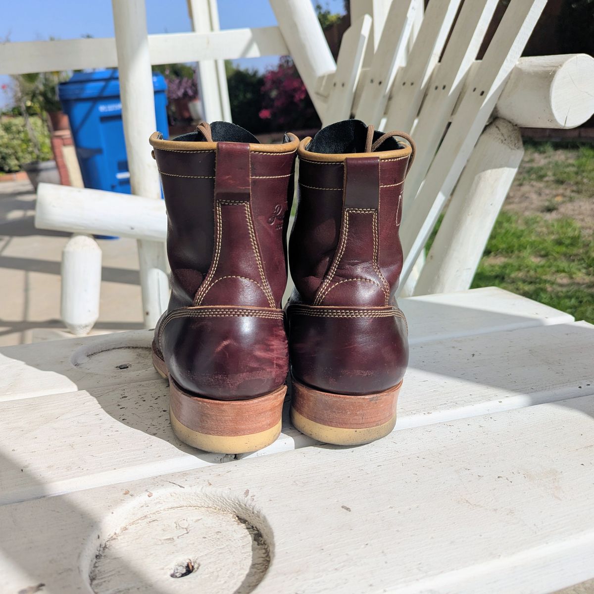 Photo by chipadoodle on November 4, 2025 of the Role Club Underdogs in Horween Color 8 Chromexcel Horsehide.