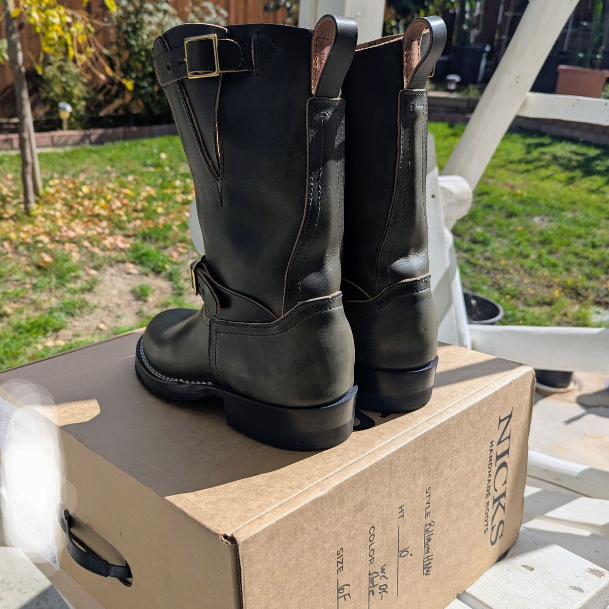 Photo by chipadoodle on November 4, 2025 of the Nicks Pullman in Wickett & Craig Slate Double Stuffed.