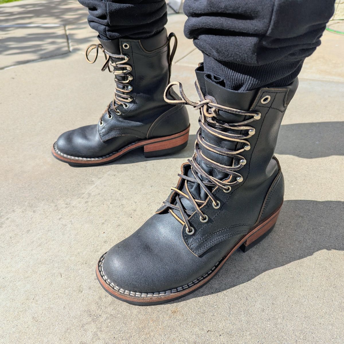 Photo by chipadoodle on November 4, 2025 of the Nicks MTO in Horween Pacific Waxed Flesh.