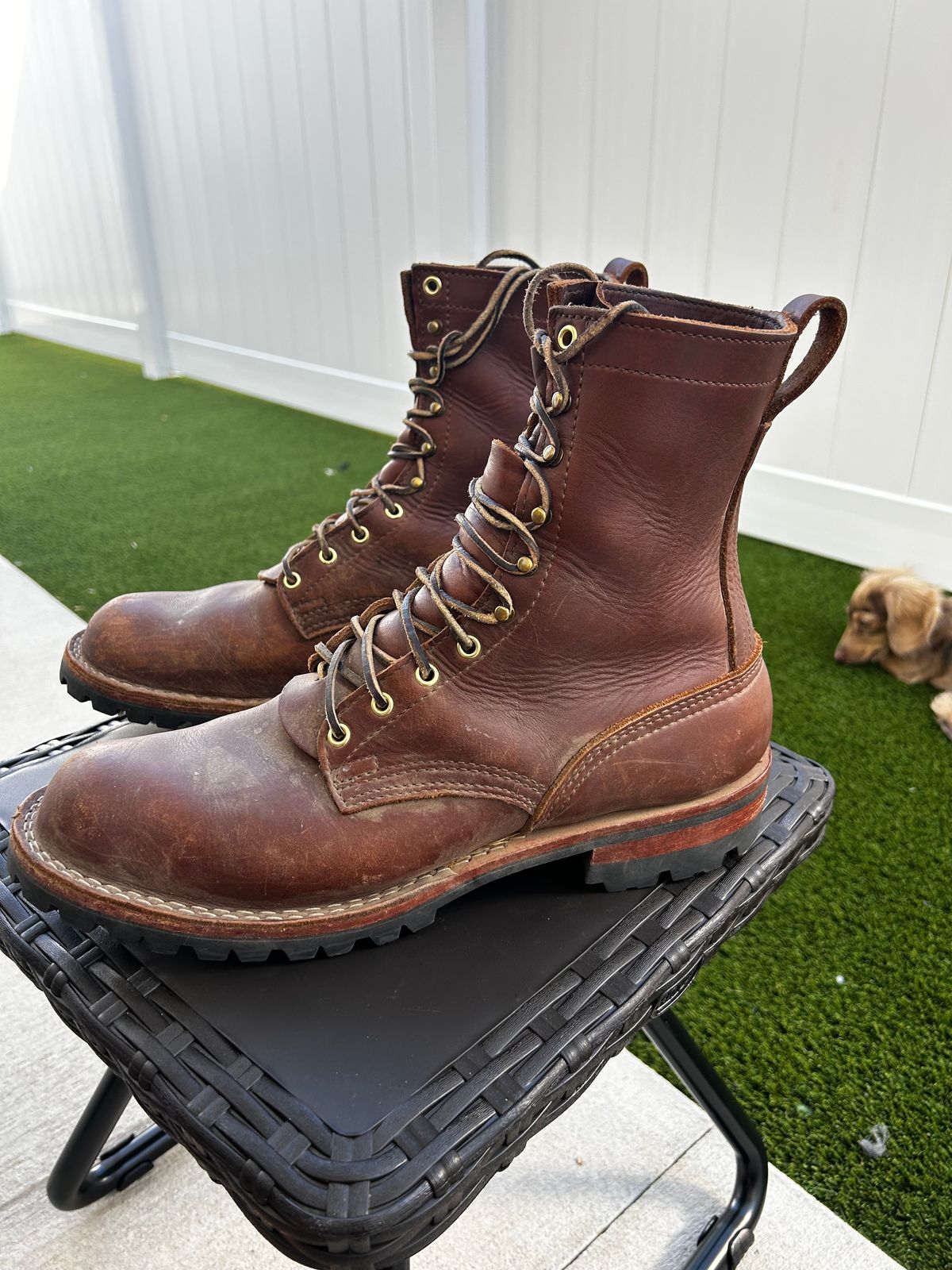 Photo by misterclean22 on February 4, 2025 of the Nicks Overlander in Seidel 1964 Brown.