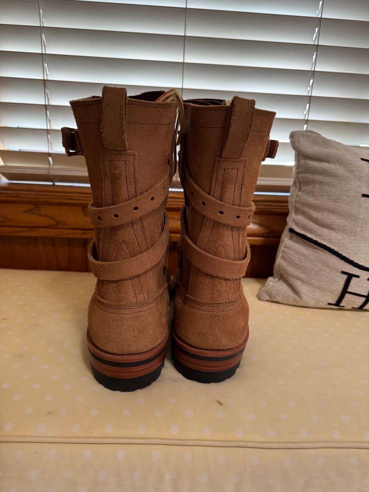 Photo by djsneakrfreak on September 5, 2025 of the Nicks BuilderPro in Seidel 1964 Tan Roughout.