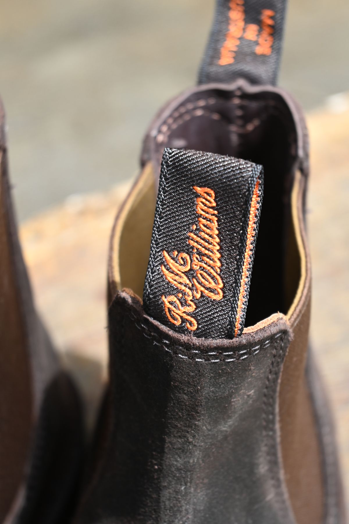 Photo by robrules on February 15, 2026 of the R.M. Williams Gardener Commando in C.f. Stead Brown Waxy Commander.