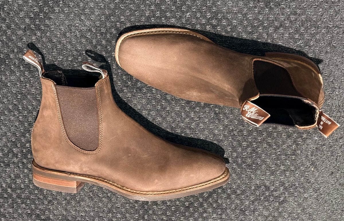 Photo by robrules on August 13, 2025 of the R.M. Williams Comfort Craftsman Boot in Bark Crazy Horse.