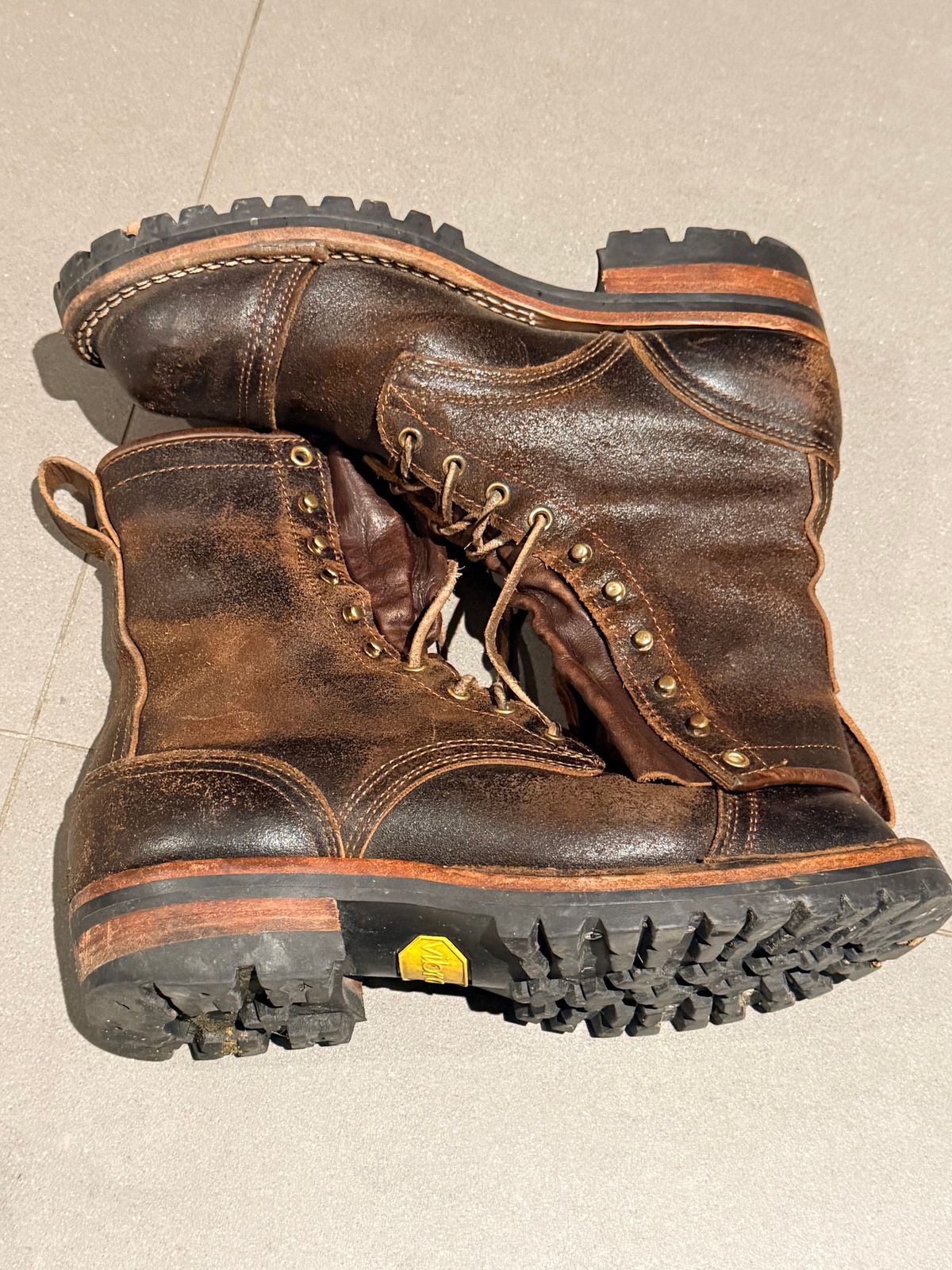 Photo by robrules on July 1, 2026 of the Nicks MTO in Horween Brown Waxed Flesh.