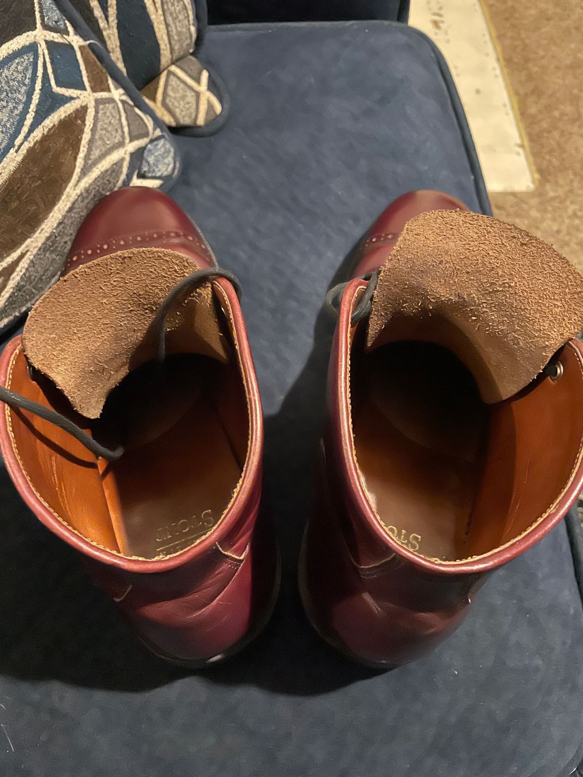 Photo by JGWTP on November 26, 2024 of the Grant Stone Garrison Boot in Horween Color 8 Chromexcel.