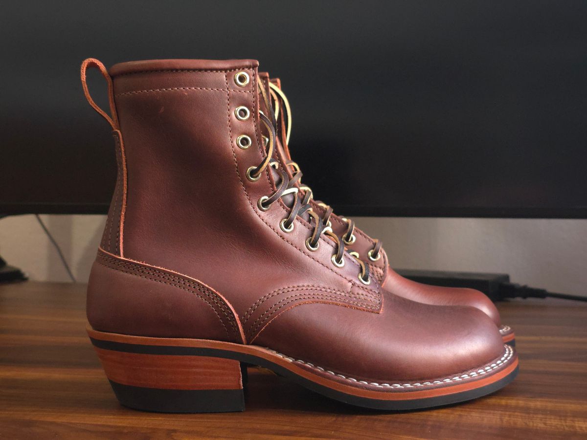 Photo by katzpowa on October 1, 2025 of the Nicks MTO in Horween Roanoke Timber.