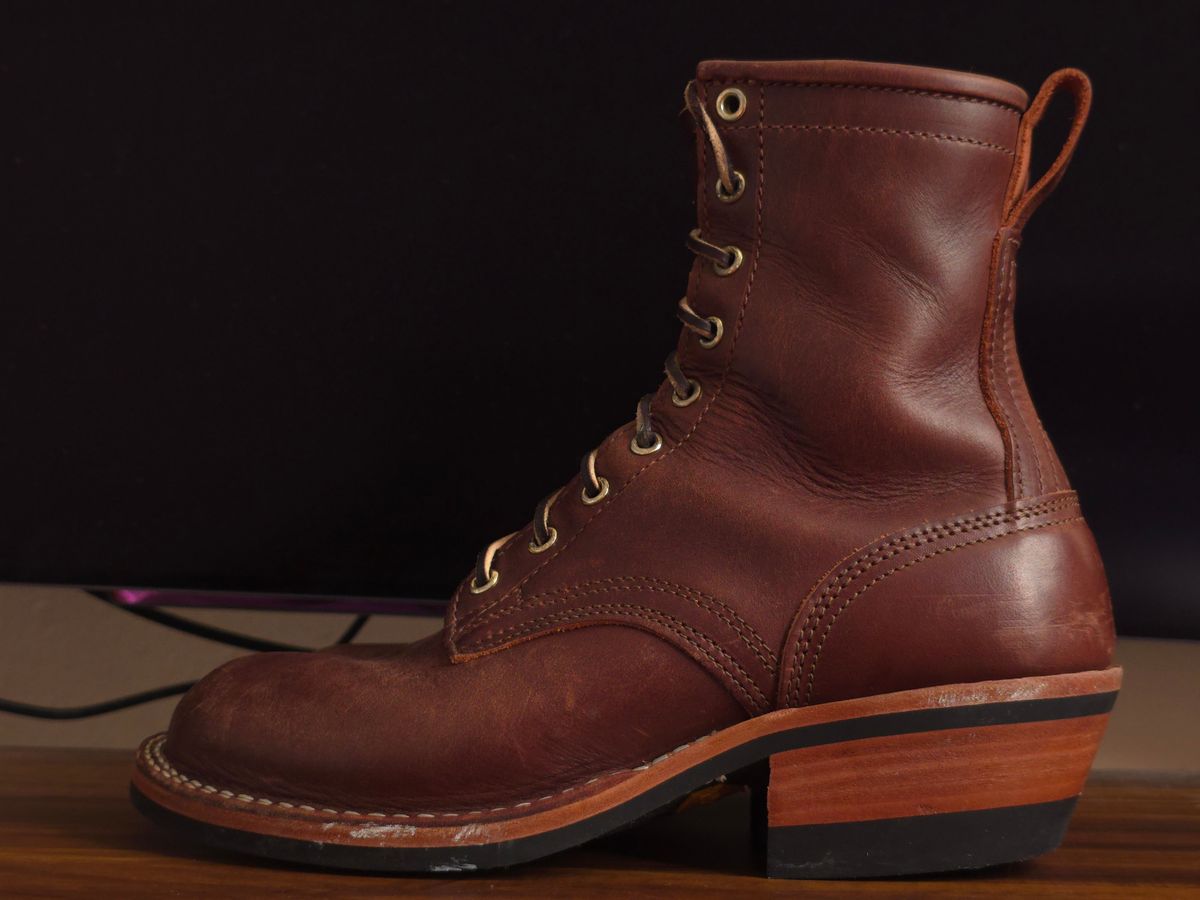 Photo by katzpowa on November 1, 2025 of the Nicks MTO in Horween Roanoke Timber.