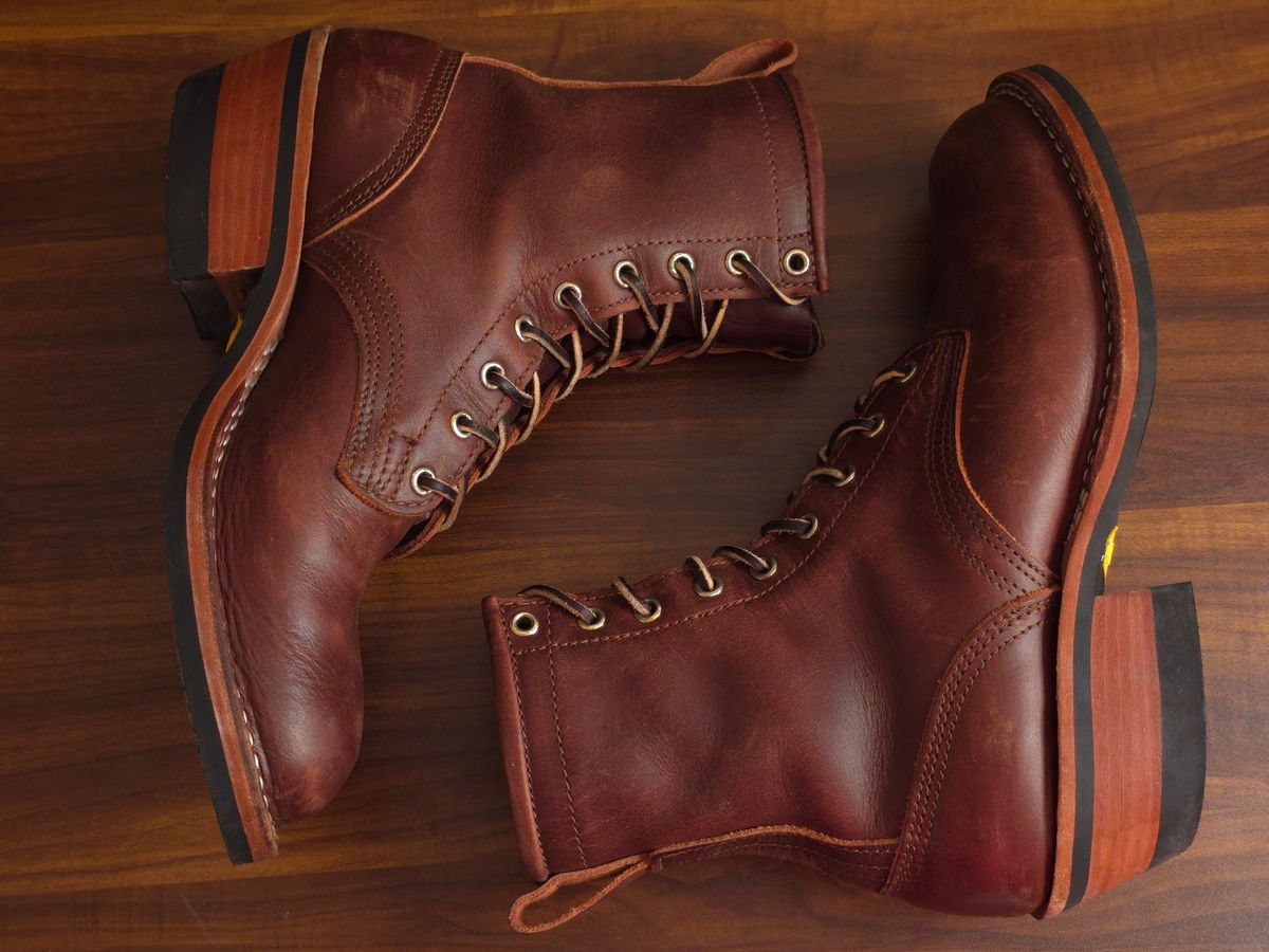 Photo by katzpowa on November 1, 2025 of the Nicks MTO in Horween Roanoke Timber.