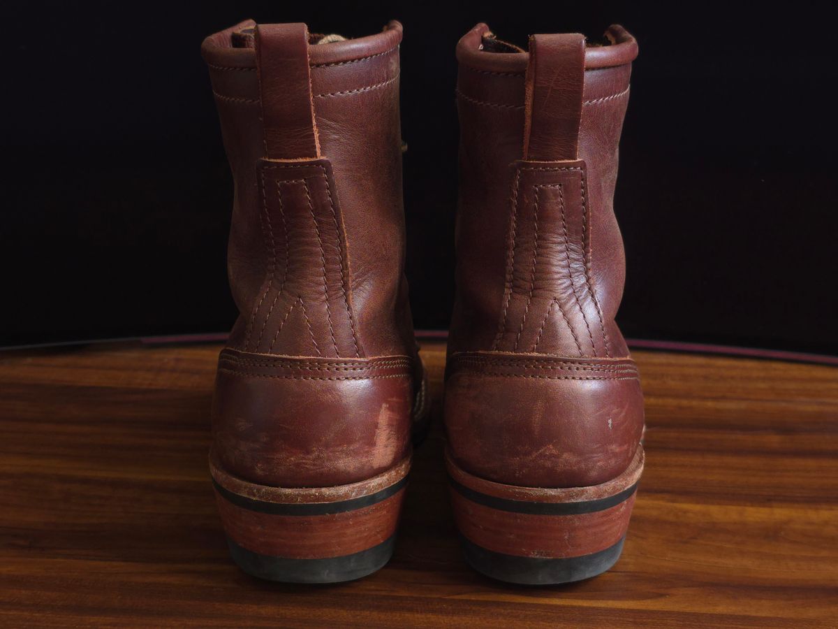 Photo by katzpowa on February 3, 2026 of the Nicks MTO in Horween Roanoke Timber.