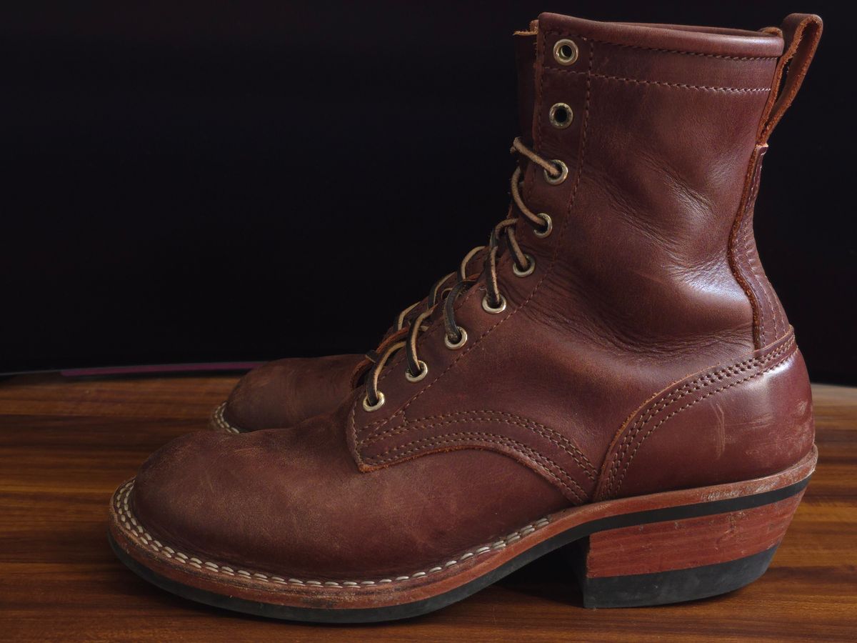 Photo by katzpowa on February 3, 2026 of the Nicks MTO in Horween Roanoke Timber.