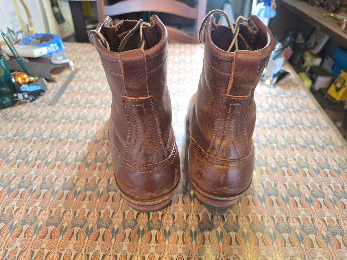 Photo by katzpowa on February 19, 2026 of the Nicks MTO in Horween Roanoke Timber.