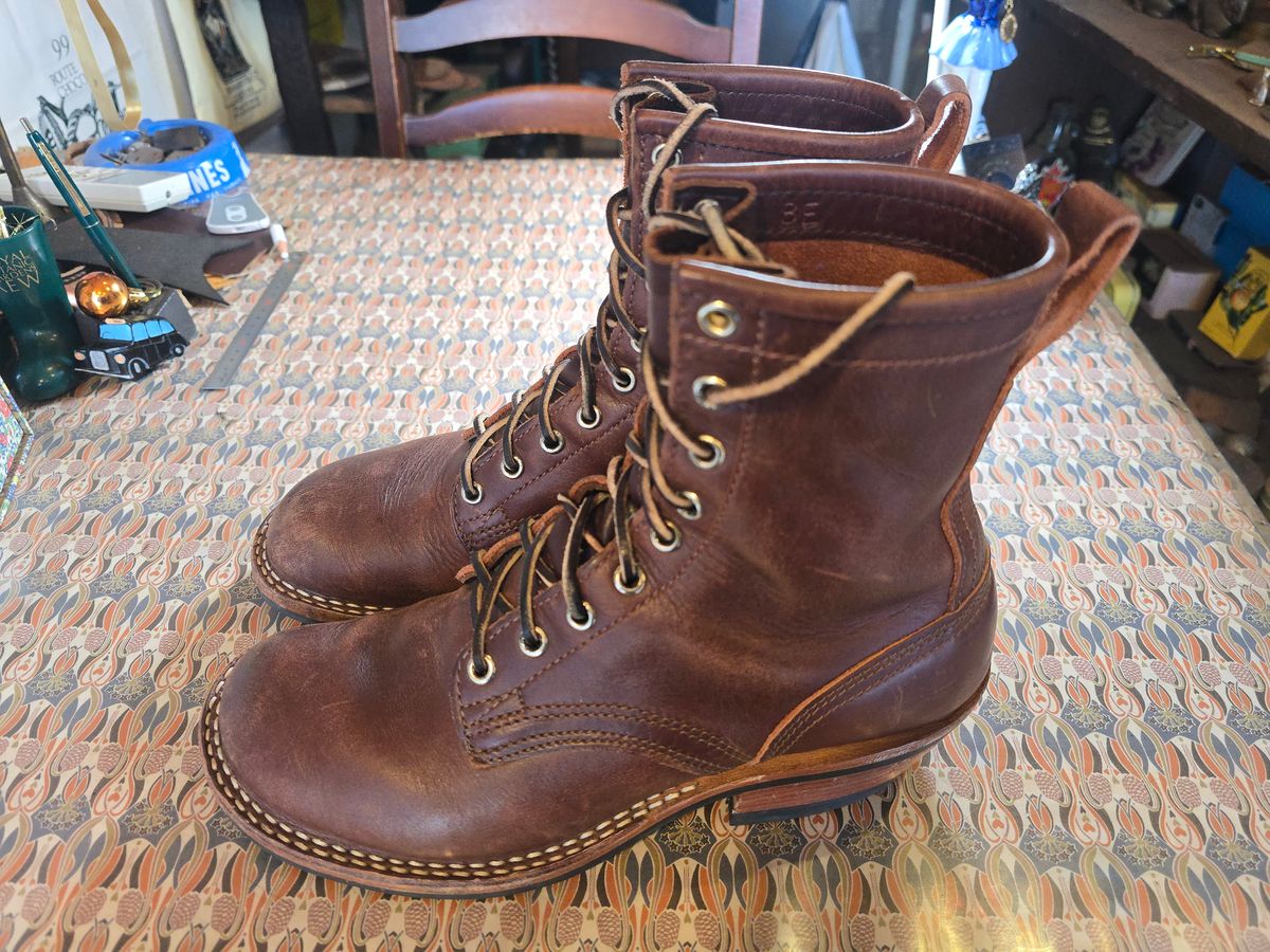 Photo by katzpowa on February 19, 2026 of the Nicks MTO in Horween Roanoke Timber.