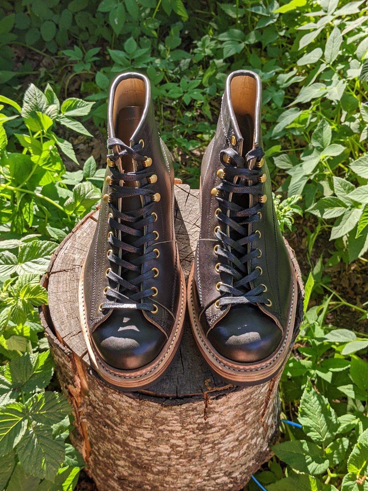 Photo by Rt on June 4, 2024 of the Sagara Cordmaster in Badalassi Carlo Oliva Minerva Overdyed Black.