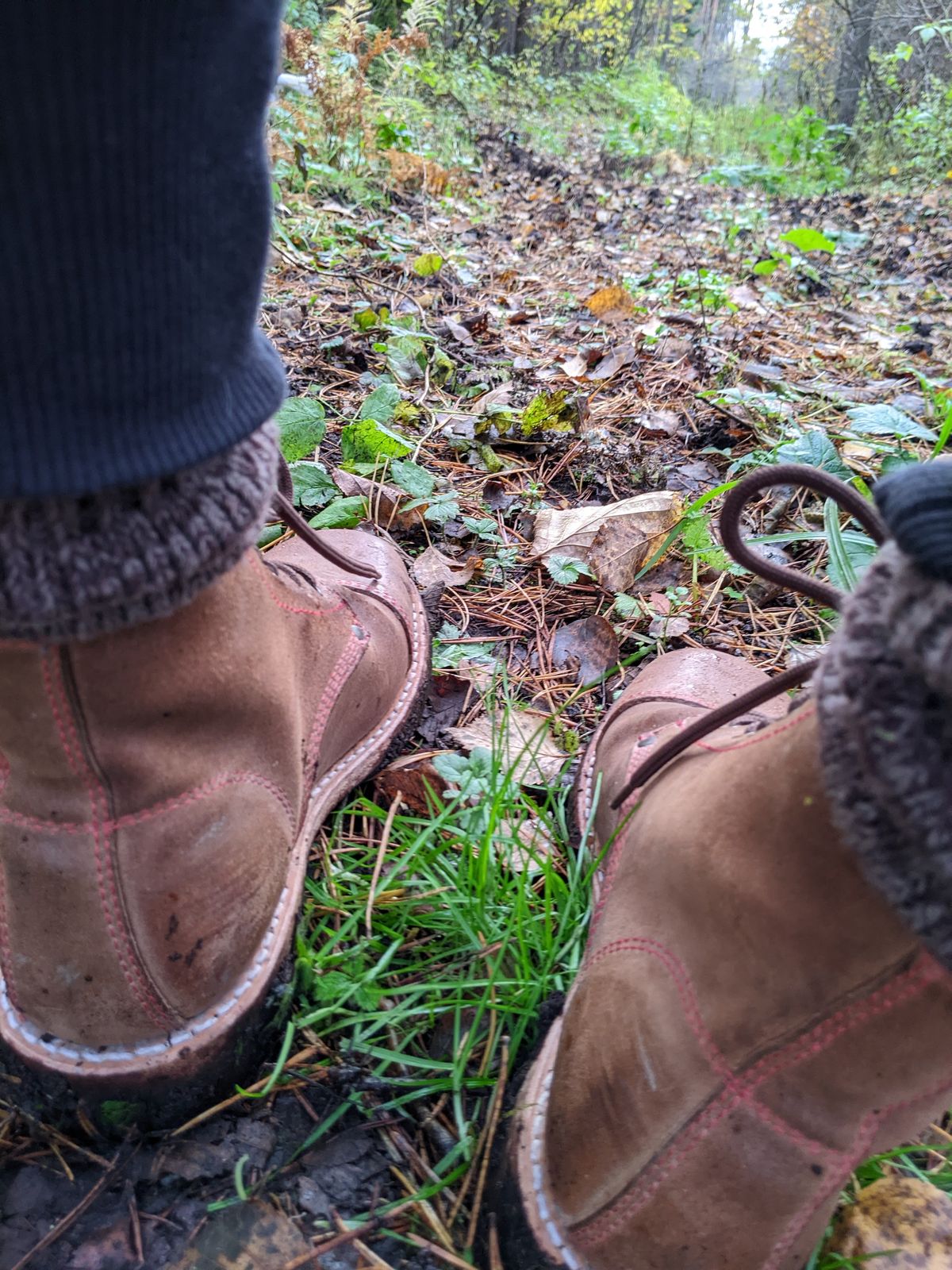 Photo by Rt on October 18, 2025 of the Urban Shepherd Country in Hand-buffed Portuguese top-grain Cowhide Leather, 2,2mm thick.