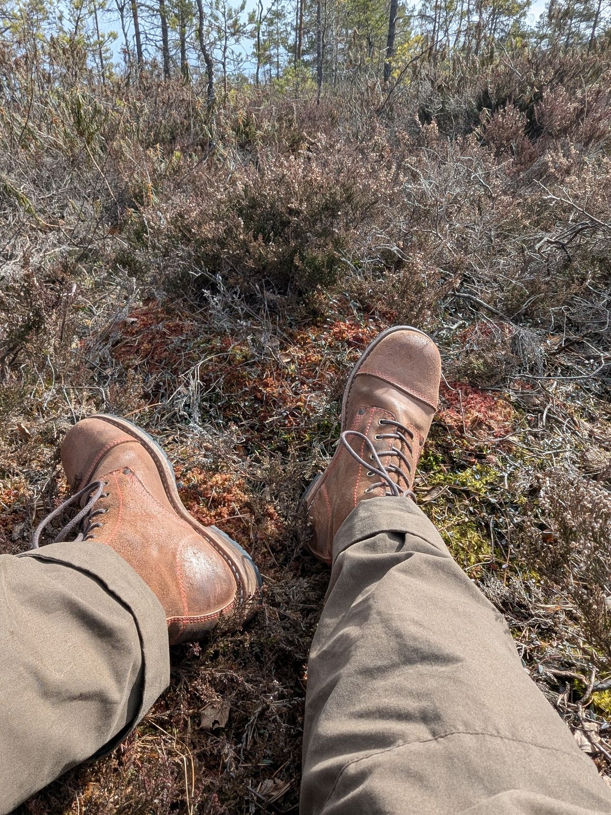 Photo by Rt on March 29, 2026 of the Urban Shepherd Country in Hand-buffed Portuguese top-grain Cowhide Leather, 2,2mm thick.