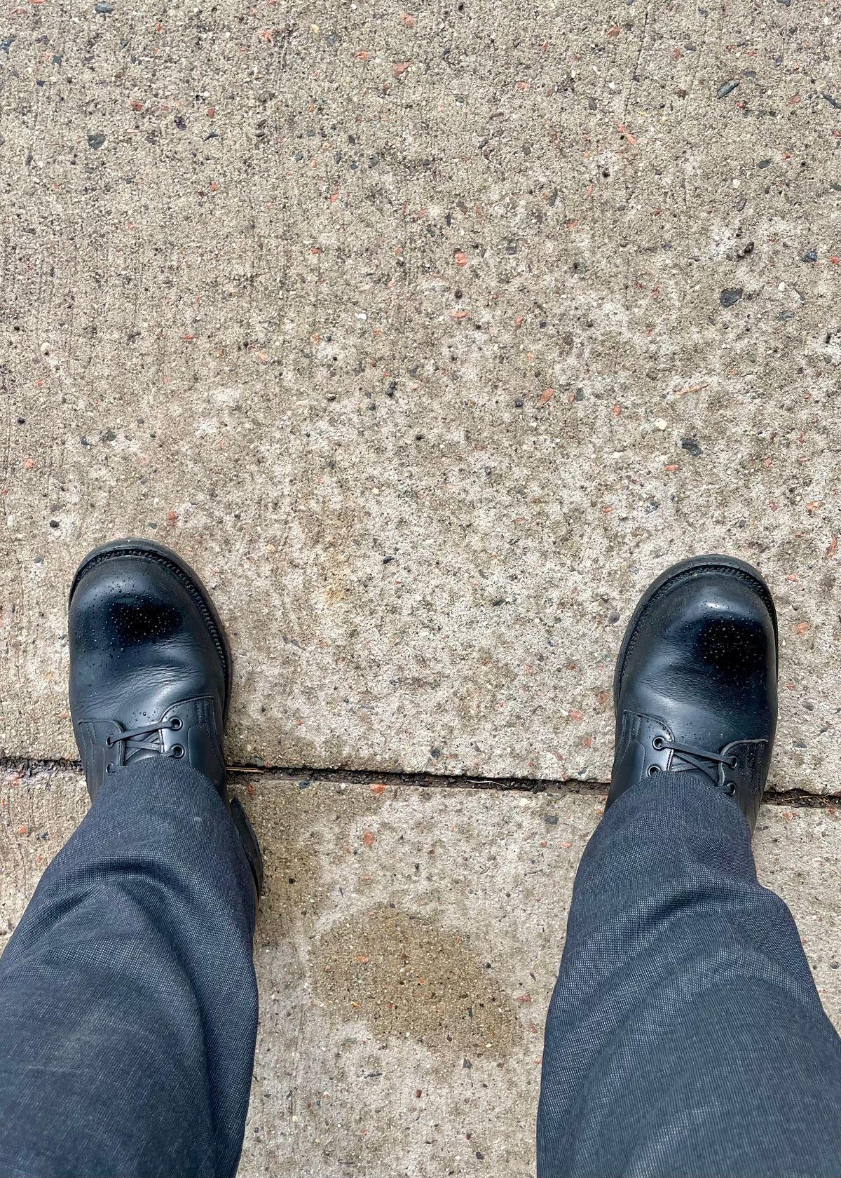 Photo by cmyyg on May 31, 2025 of the Viberg Service Boot in Horween Black Chromexcel.
