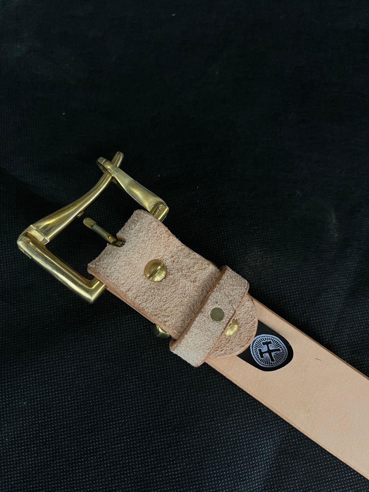 Photo by kkelunturan on October 1, 2025 of the Siege Leather Velvet Belt in Cow Vegtan Leather.