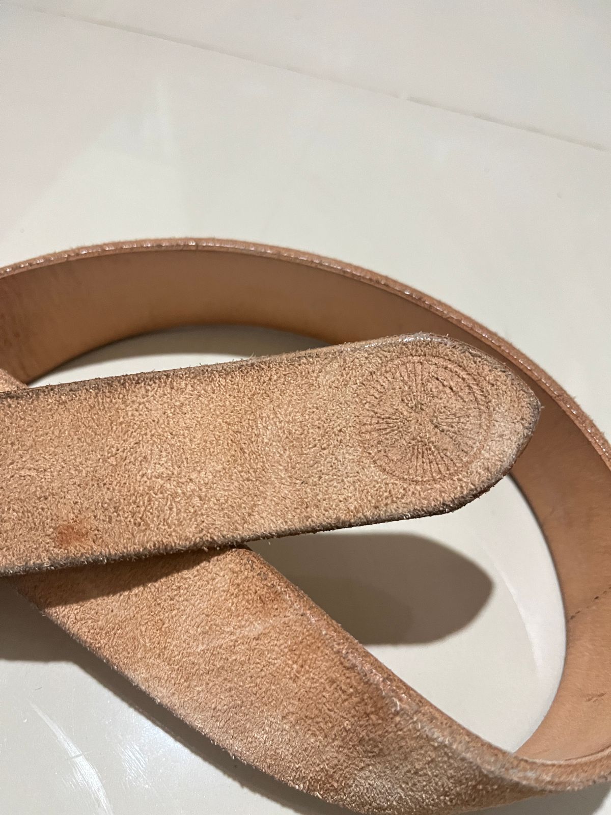 Photo by kkelunturan on December 5, 2025 of the Siege Leather Velvet Belt in Cow Vegtan Leather.