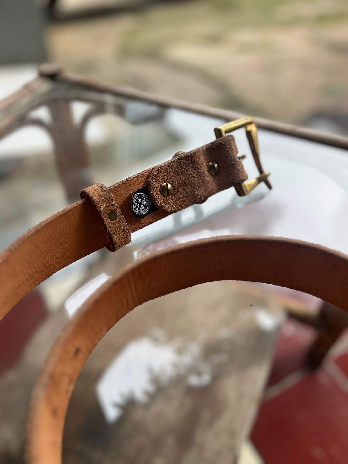 Photo by kkelunturan on January 3, 2026 of the Siege Leather Velvet Belt in Cow Vegtan Leather.