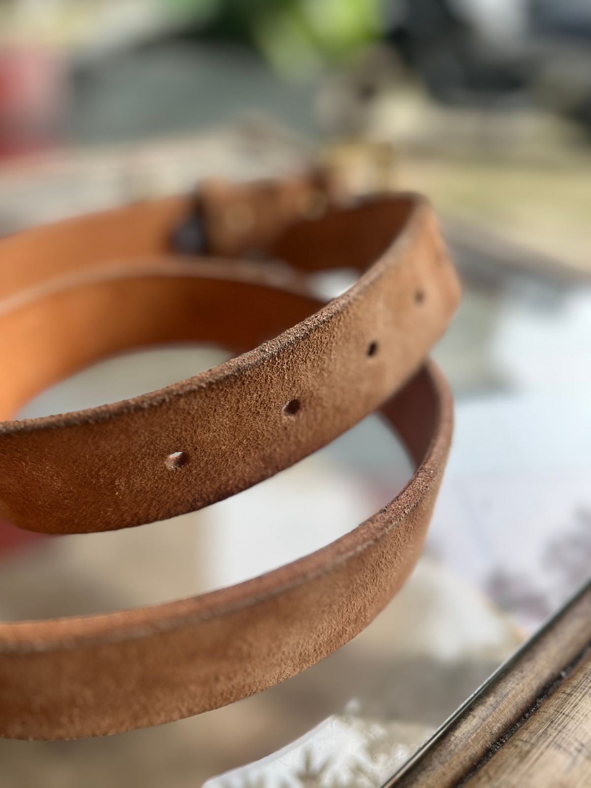 Photo by kkelunturan on January 3, 2026 of the Siege Leather Velvet Belt in Cow Vegtan Leather.