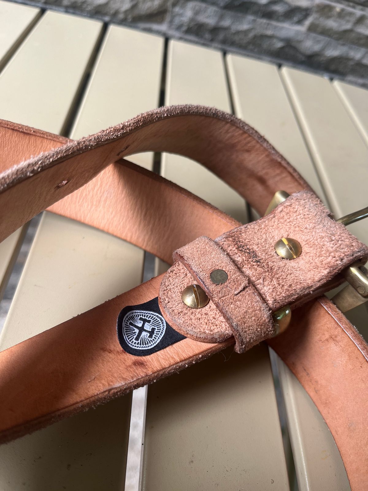 Photo by kkelunturan on February 6, 2026 of the Siege Leather Velvet Belt in Cow Vegtan Leather.