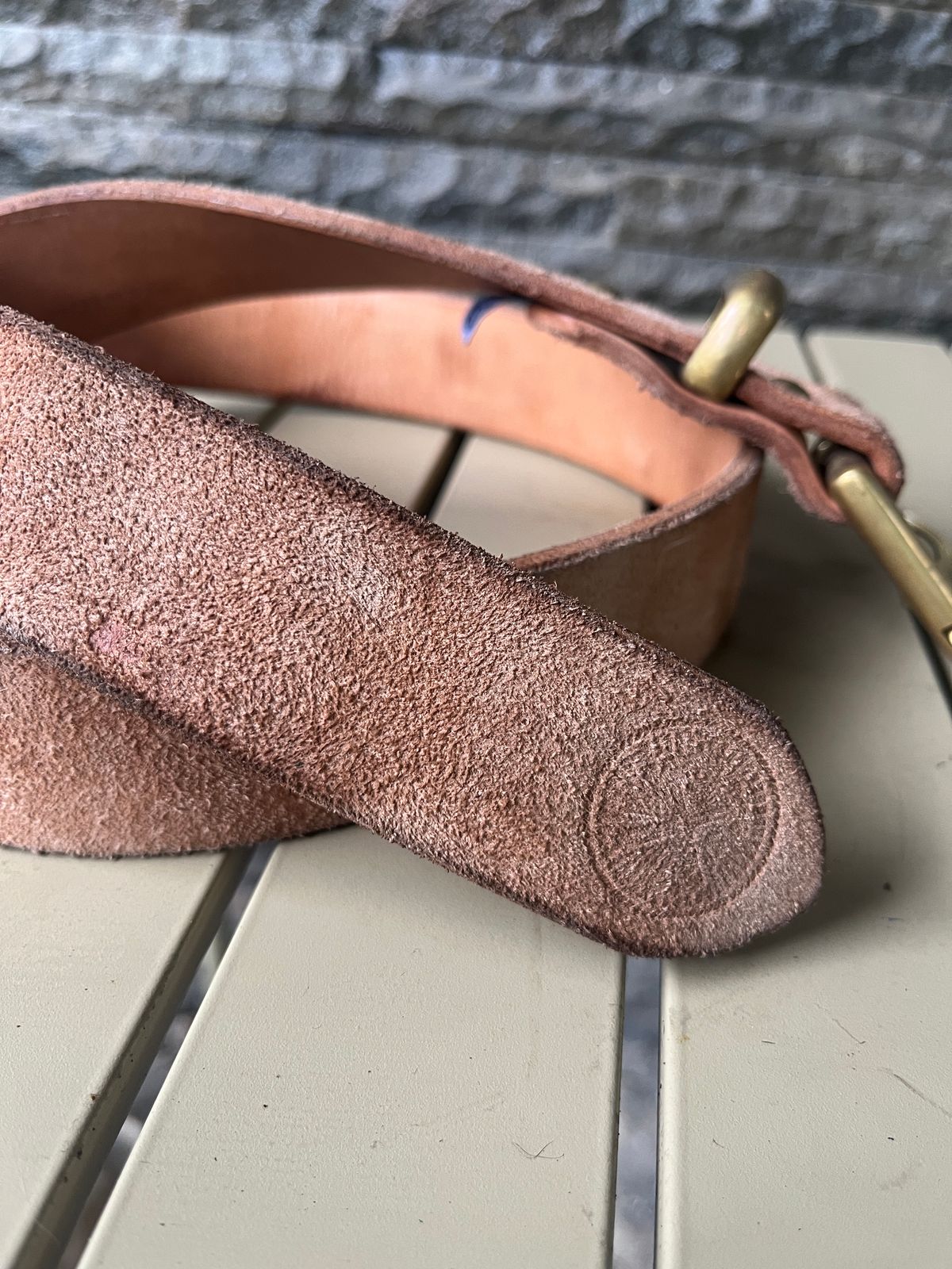 Photo by kkelunturan on March 5, 2026 of the Siege Leather Velvet Belt in Cow Vegtan Leather.