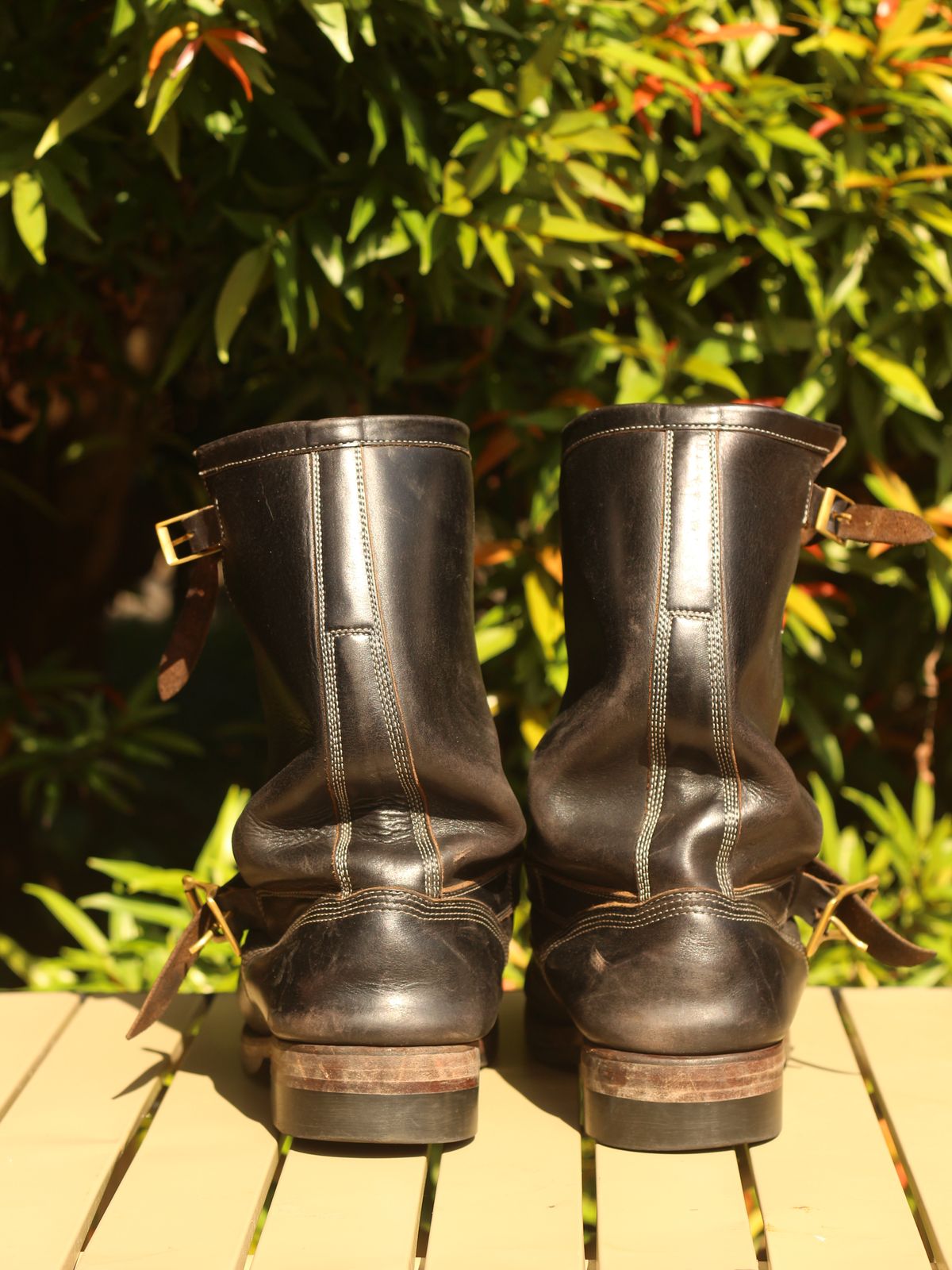 Photo by kkelunturan on April 5, 2026 of the Junkard Enginer boots 11 Inch in Seidel Black Double Shot.