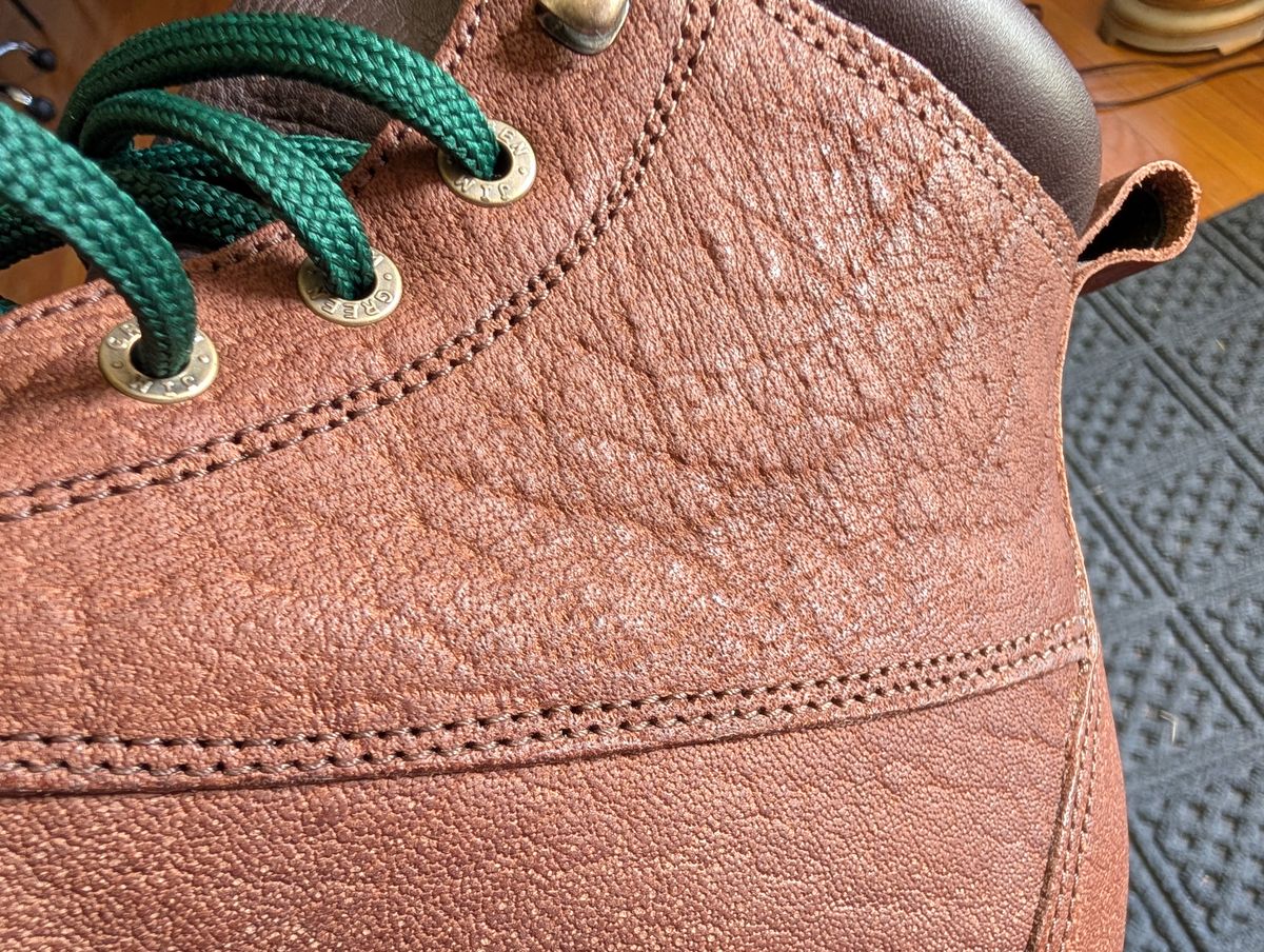 Photo by IShouldBeWorkingRn on July 6, 2026 of the Jim Green Barefoot Meander in African Buffalo Skin.