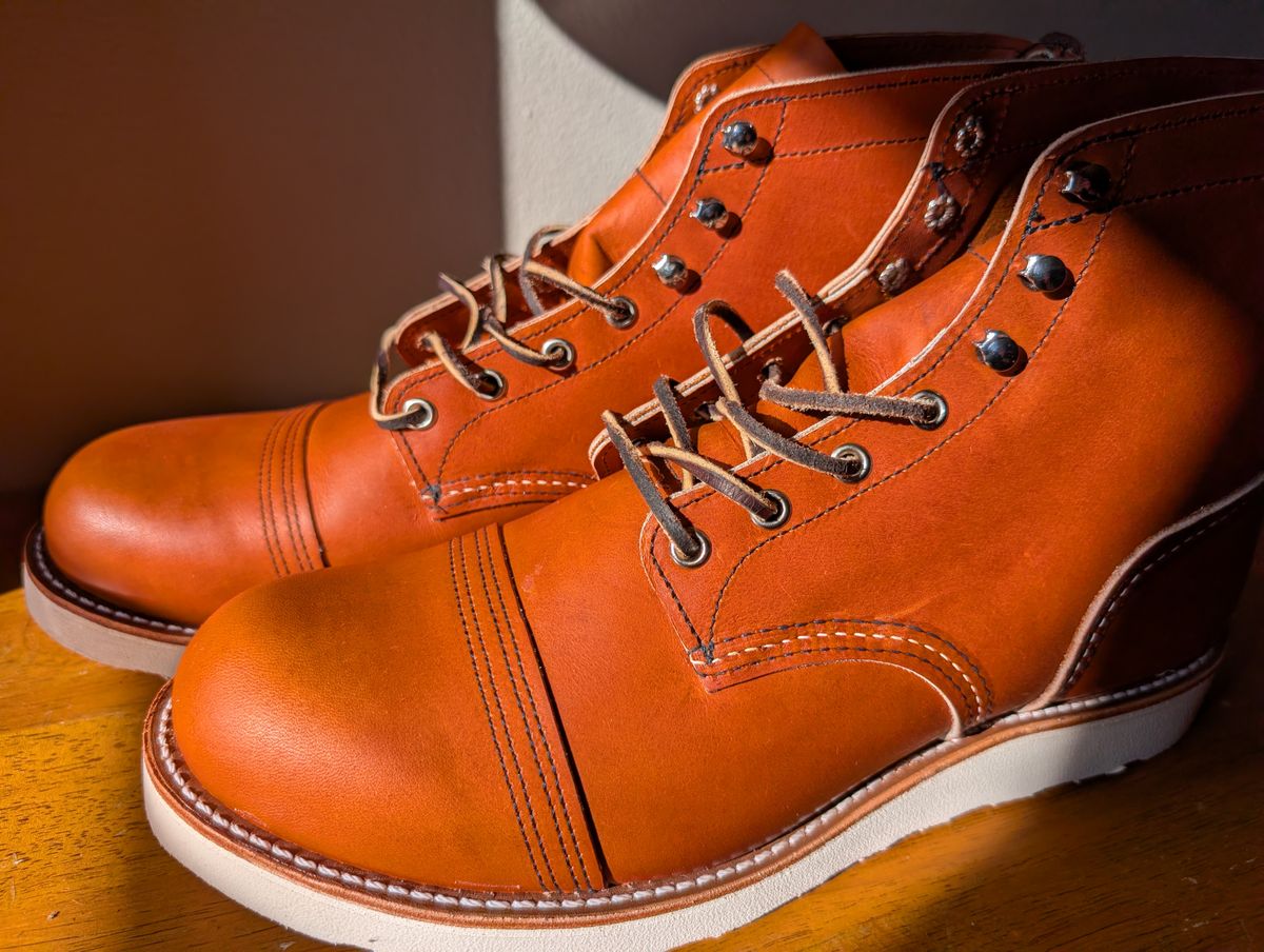 Photo by IShouldBeWorkingRn on February 6, 2026 of the Red Wing Iron Ranger in S.B. Foot Oro-Harness.