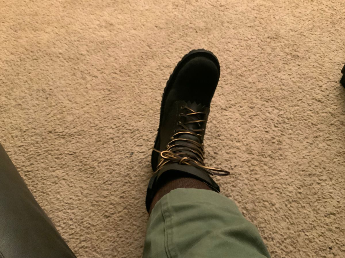 Photo by TN4seasonboot on February 13, 2026 of the JK Boots Superduty in Black Roughout & Black Calf.