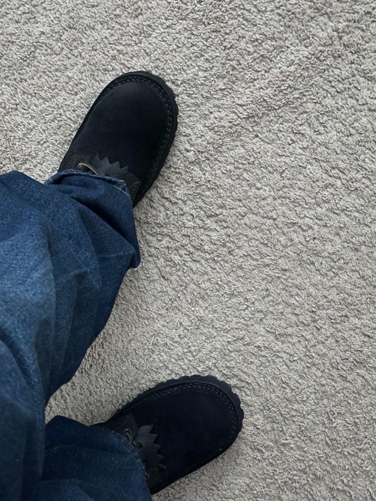 Photo by TN4seasonboot on February 16, 2026 of the JK Boots Superduty in Black Roughout & Black Calf.
