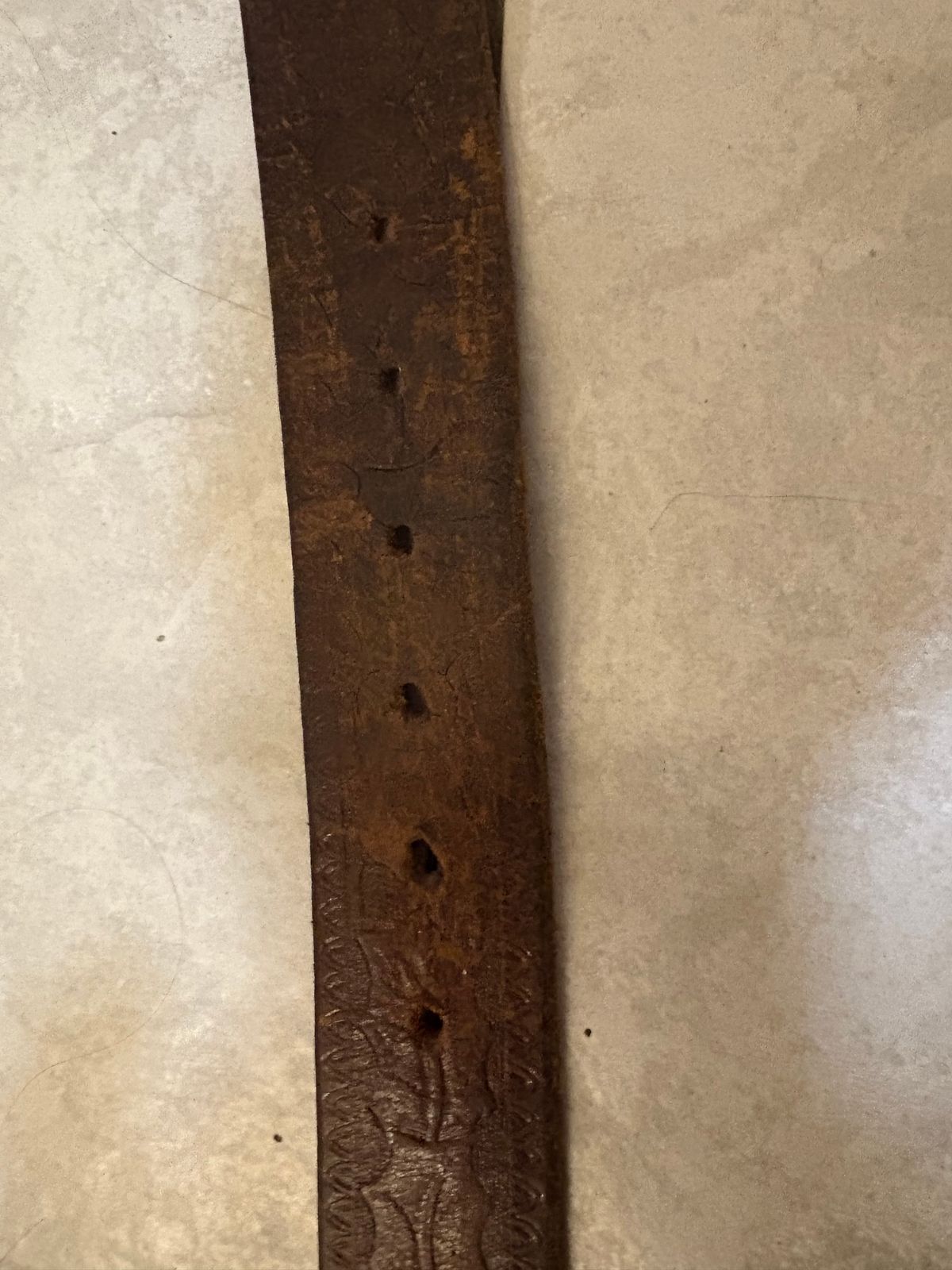 Photo by lee on August 17, 2025 of the Hand Made Belt in Full Grain Leather.