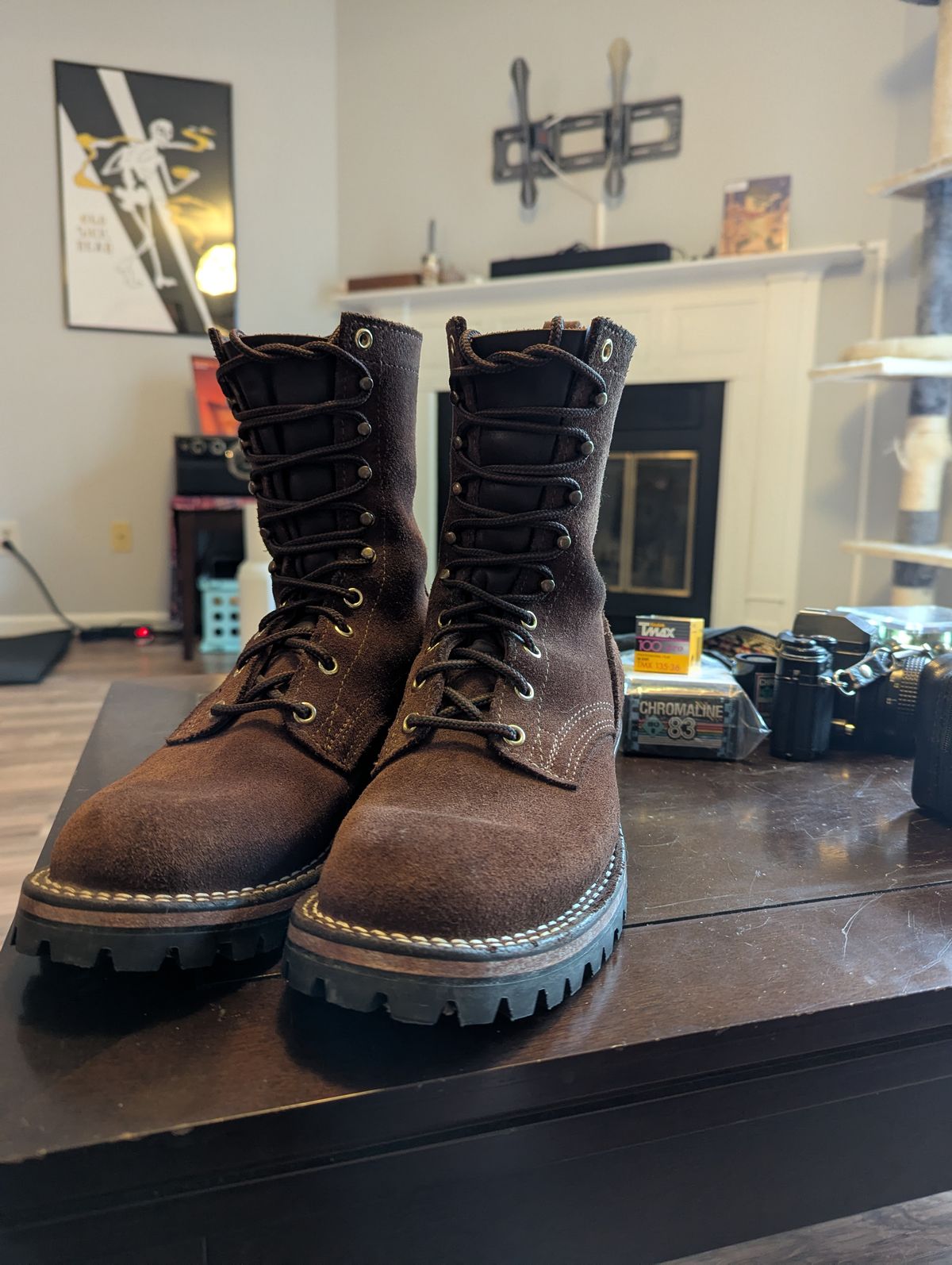 Photo by DrRyukin on July 13, 2025 of the Nicks BuilderPro in Seidel 1964 Mahogany Roughout.