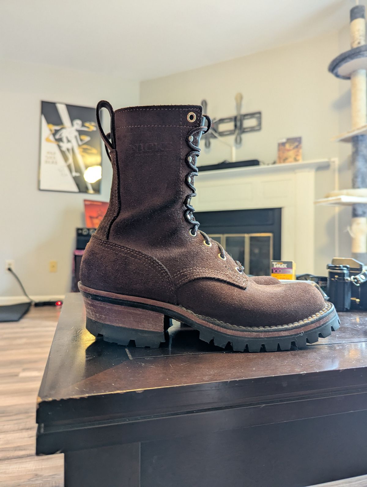 Photo by DrRyukin on July 13, 2025 of the Nicks BuilderPro in Seidel 1964 Mahogany Roughout.