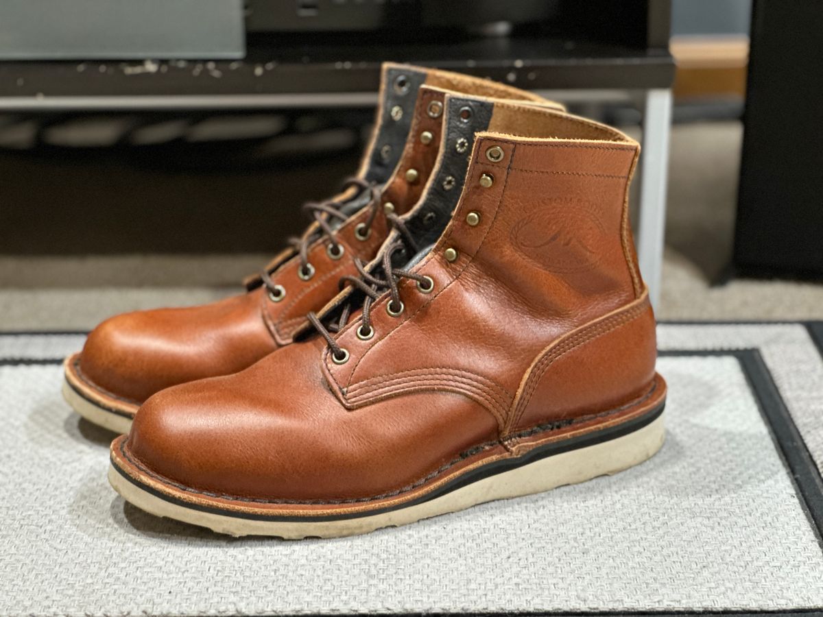 Photo by kifly178 on April 21, 2024 of the JK Boots 300 in Seidel Redwood Oil Tan.