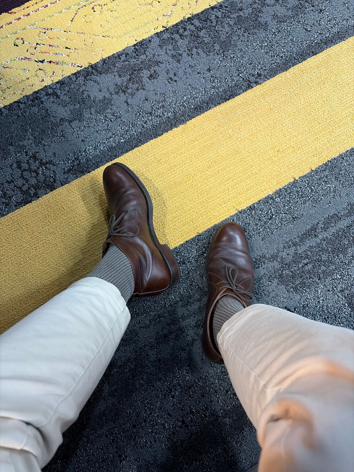 Photo by noogboog on December 10, 2025 of the Carmina Chukka boots in Horween Brown Chromexcel.