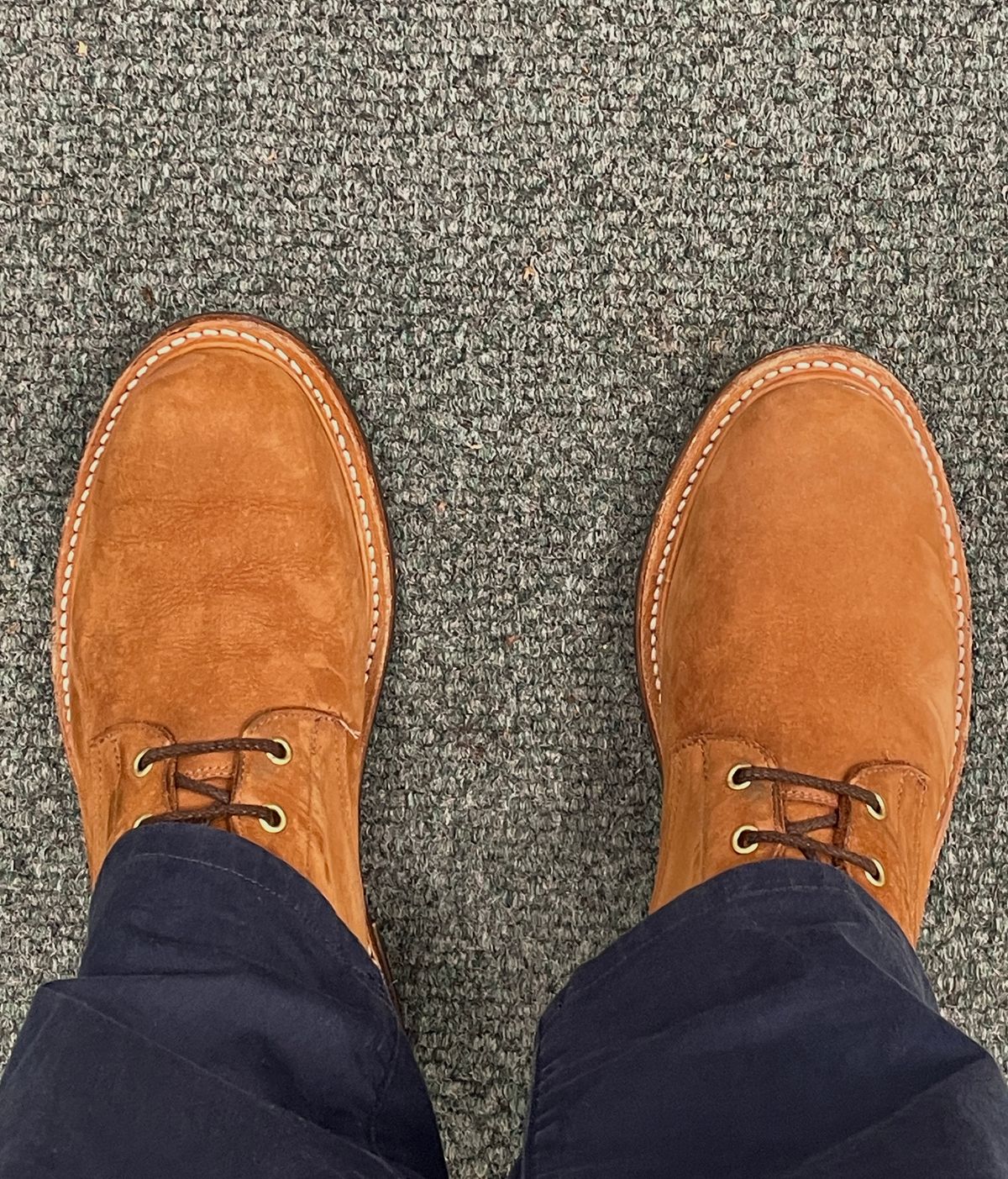 Photo by jaygti on November 16, 2025 of the Tricker's Bernwood in Whisky Hydro Nubuck.
