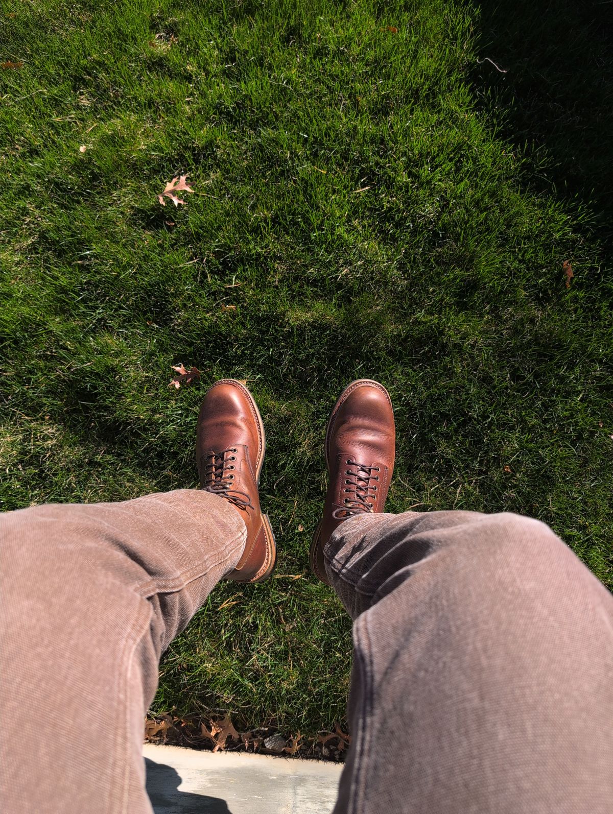 Photo by film_raine on March 27, 2026 of the Parkhurst Allegany in Parkhurst / Tobacco Veg Tan.