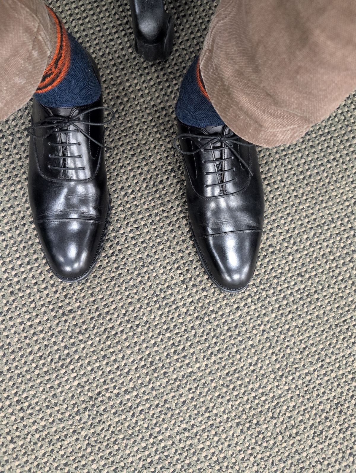 Photo by film_raine on April 23, 2026 of the Meermin Cap Toe Oxford in Meermin / Black Calf.