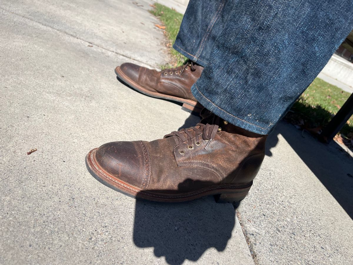 Photo by film_raine on March 25, 2025 of the Parkhurst The Delaware in C.F. Stead Prairie Waxy Commander.